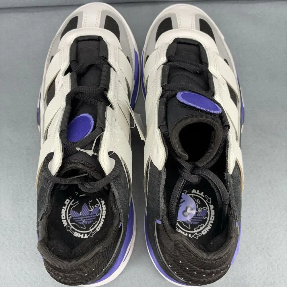 Adidas Niteball Lightstrike Shoes Men’s 8.5 White Purple FX0361